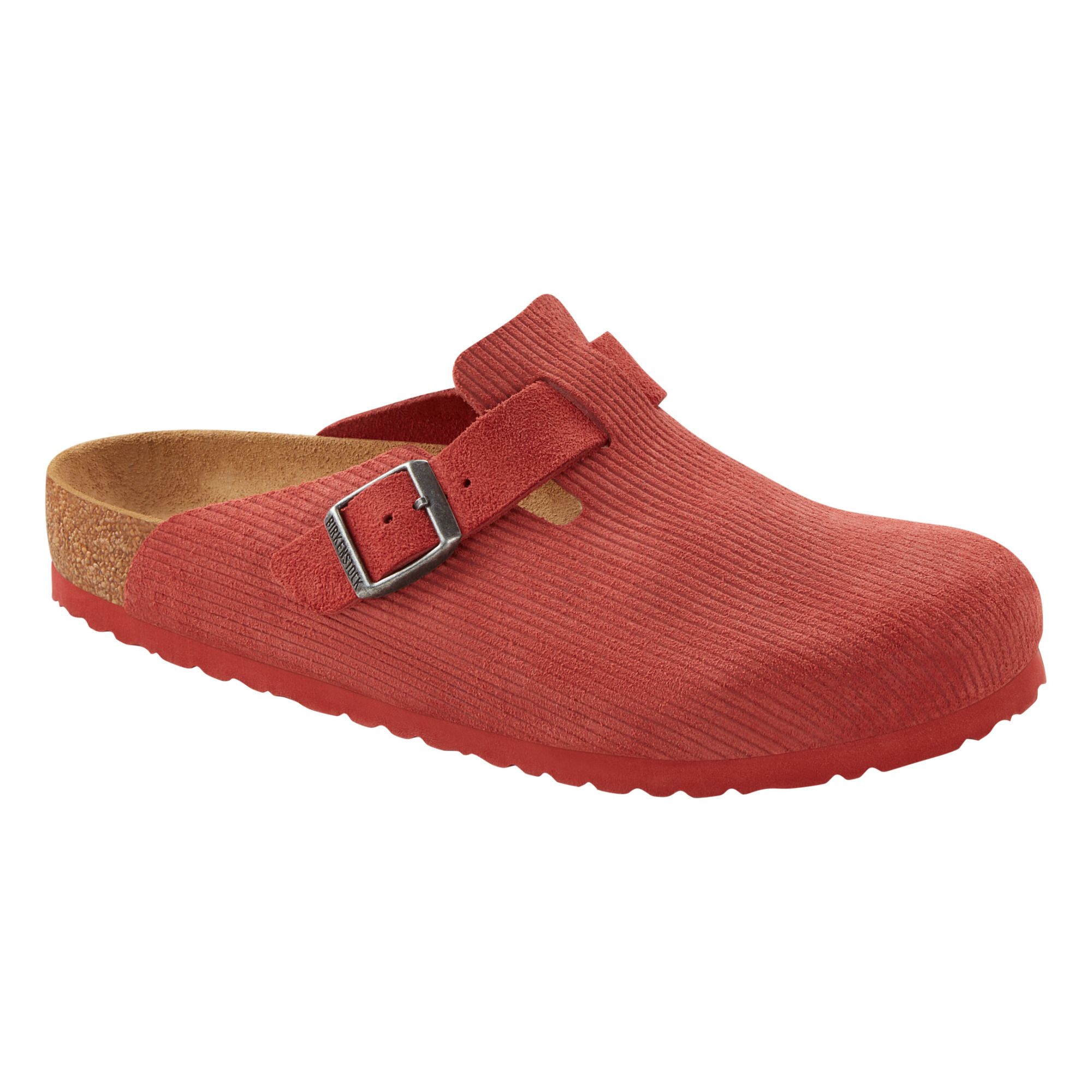 birkenstock red clogs