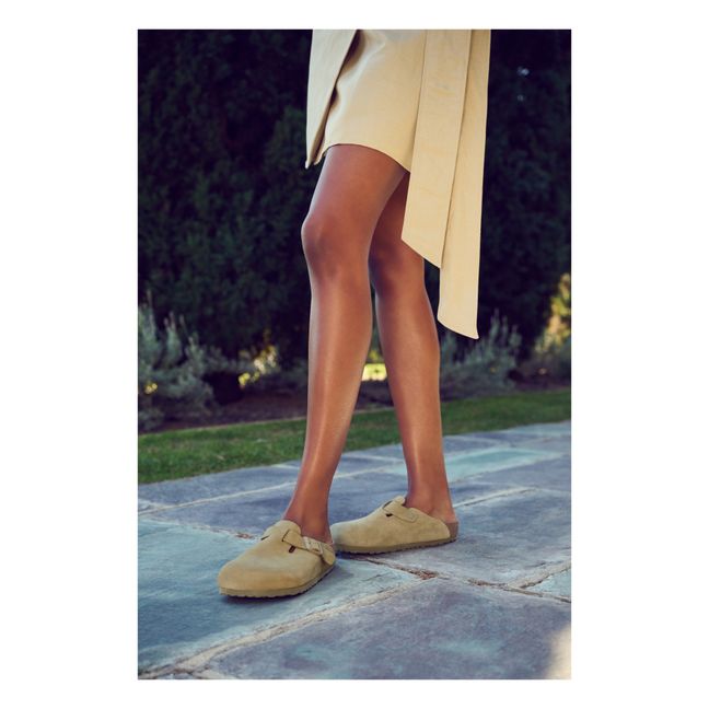 Sabots Boston Chaussant Etroit | Vert kaki clair