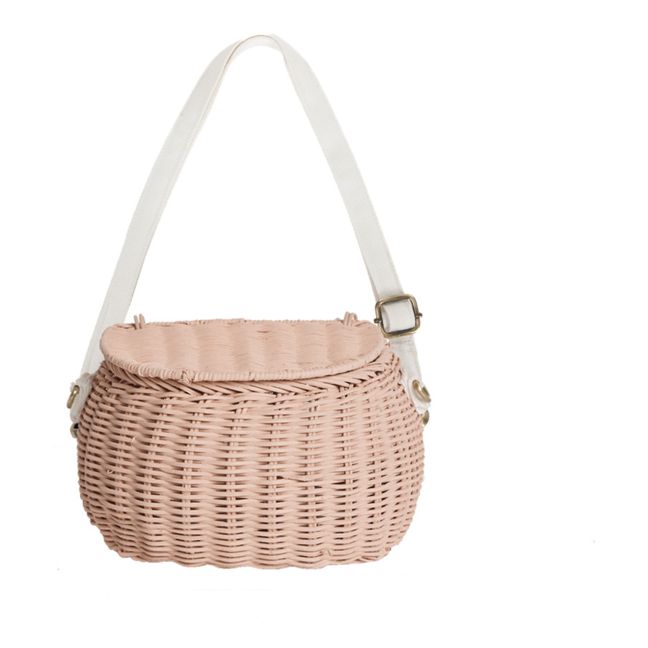 Rattan Kinderkorb Minichari | Blassrosa