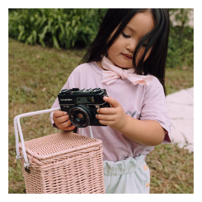 Canestro in rattan Piki | Rosa chiaro