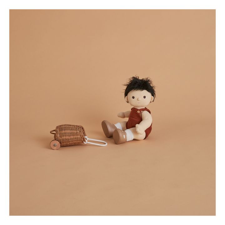 Luggy Rattan Wheeled Doll Basket- Product image n°3