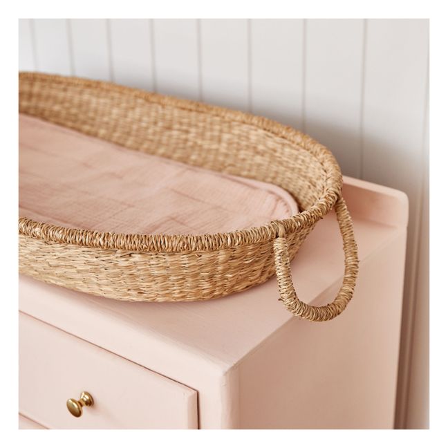 Matelas à langer Lux pour panier | Rose