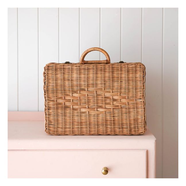 Toaty Trunk Rattan Suitcase