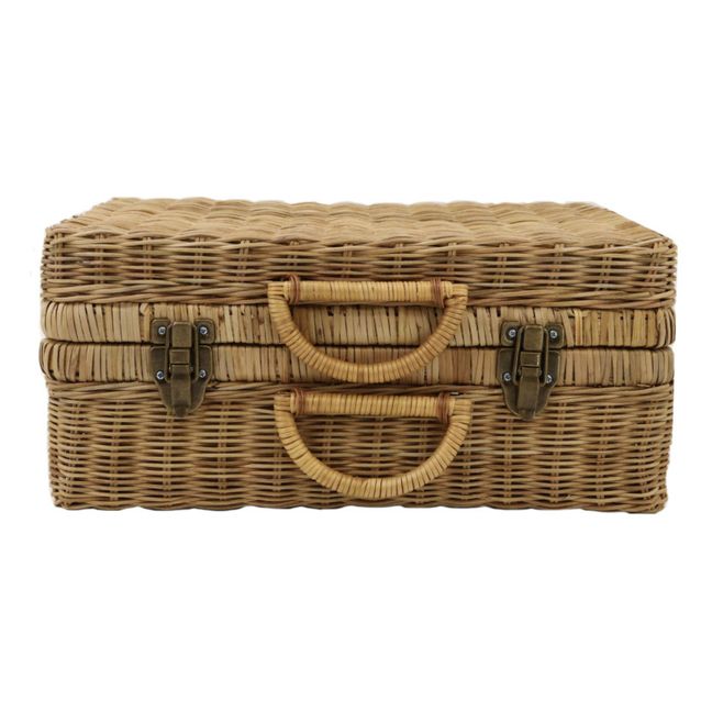 Toaty Trunk Rattan Suitcase