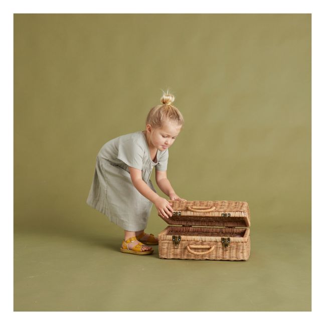 Toaty Trunk Rattan Suitcase