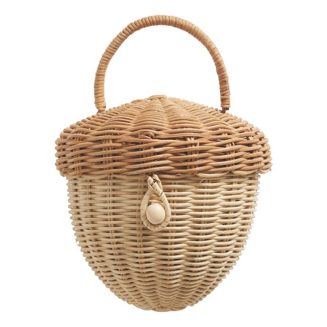 Wicker Acorn Basket