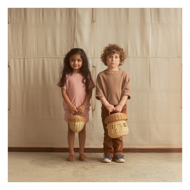 Wicker Acorn Basket