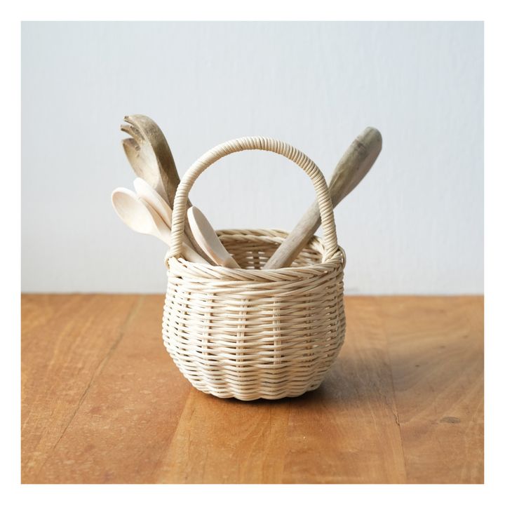 Olli Ella Wicker Berry Basket Smallable