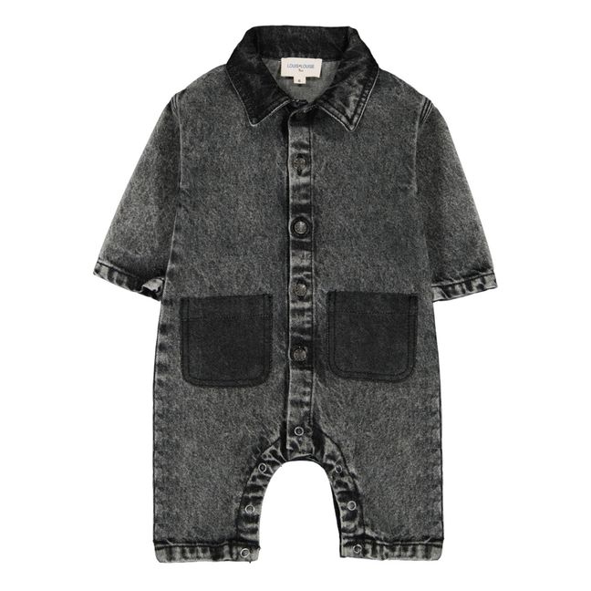 Denim Worker Overall | Denim grau