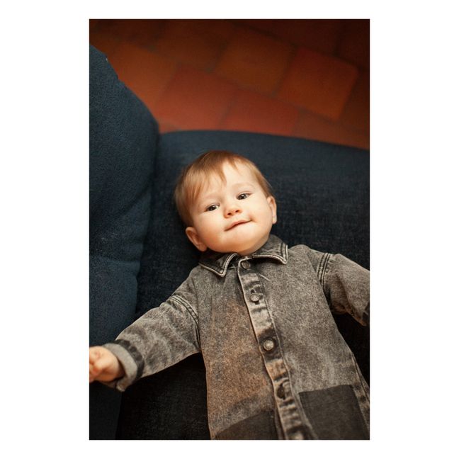 Denim Worker Overall | Denim grau