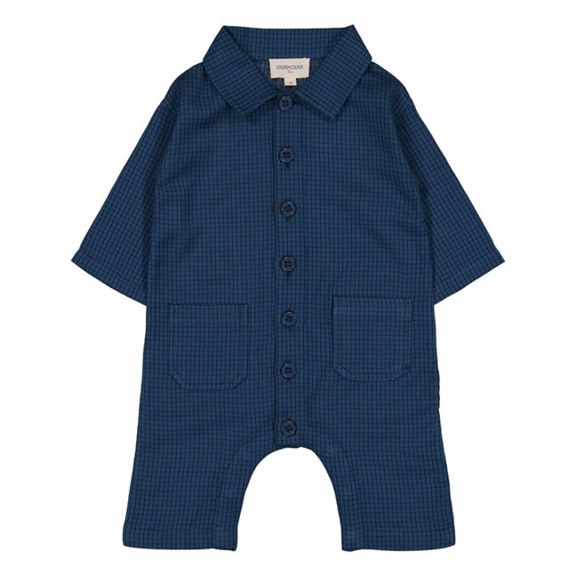 Combinaison à Carreaux Worker | Navy blue