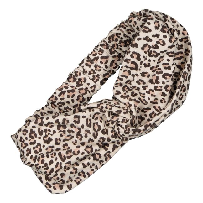 Headband Léopard Francesca | Ecru
