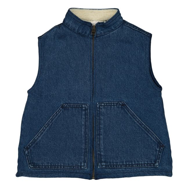 Veste Sans Manches Denim Road | Bleu jean