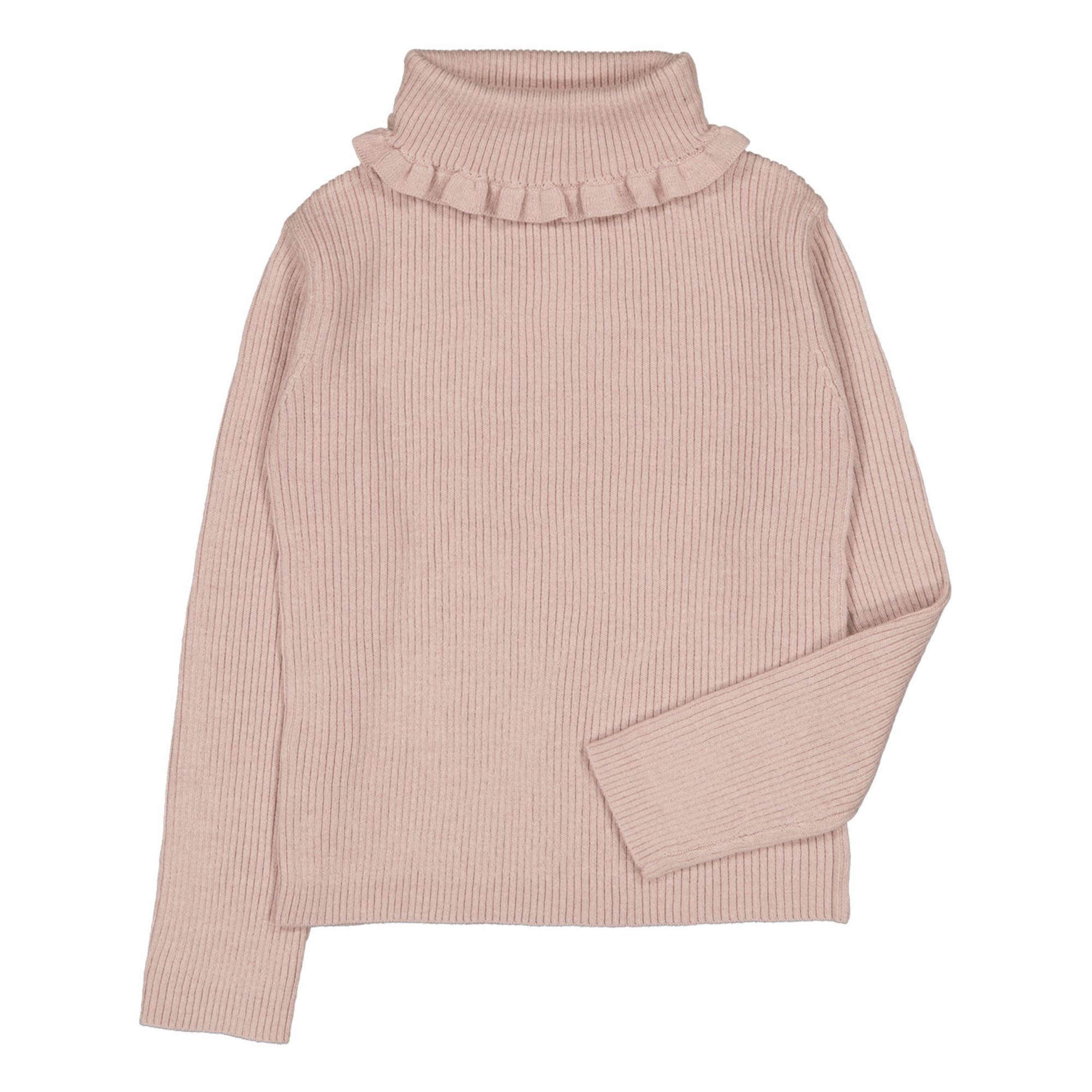 Louis Louise - Pull Col Roulé Aline - Rose | Smallable