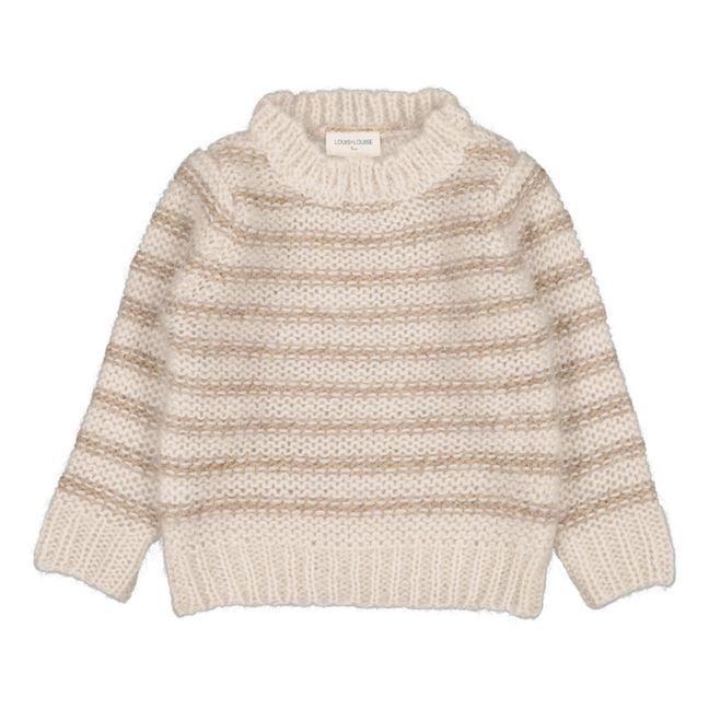 Maglione Mariu in mohair e lurex | Ecru