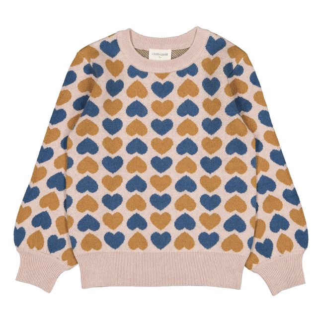 Pull Cœurs Mariu | Rose pâle