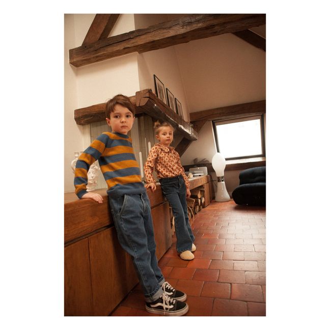 Pull Rayé Robertino | Ocre