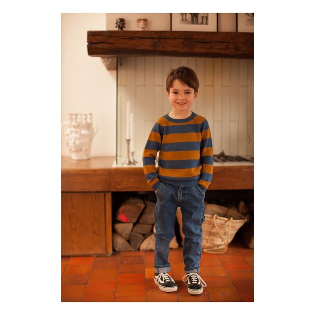 Pull Rayé Robertino | Ocre