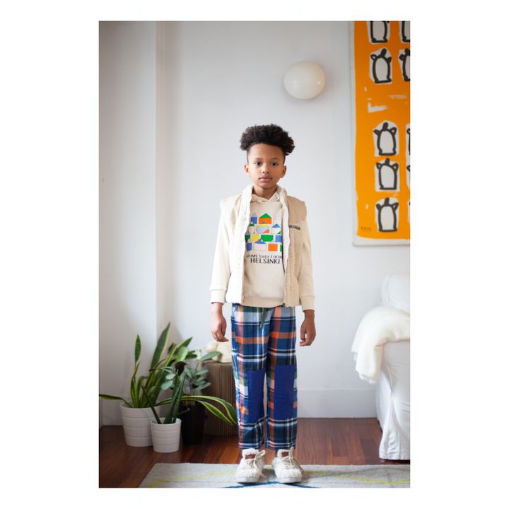 Pantalon carreaux enfant hot sale