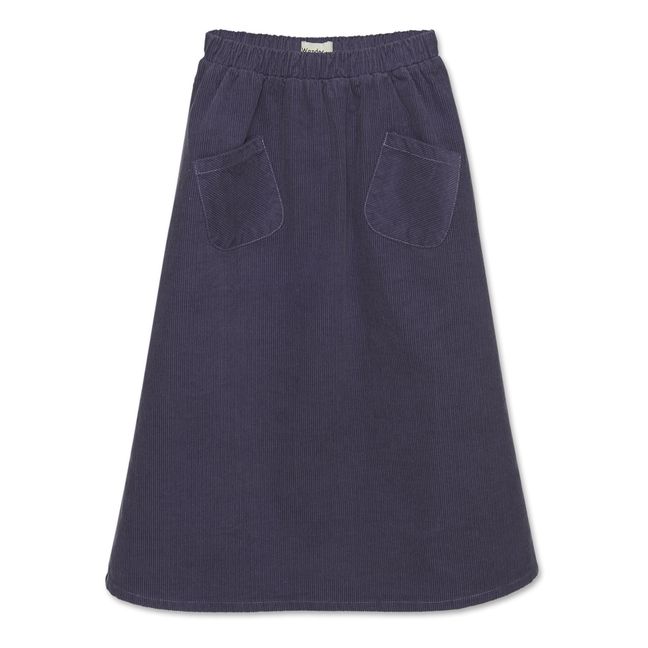 Plain skirt | Dark purple