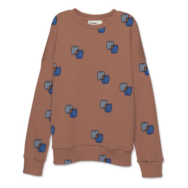 Sweatshirt aus Bio-Baumwolle WW | Terracotta