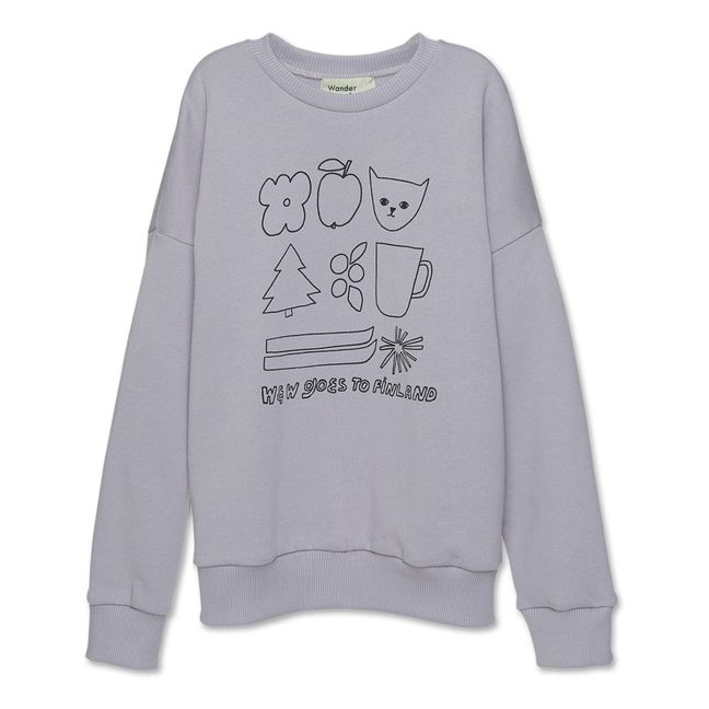 Organic cotton sweatshirt Objects | Mauve