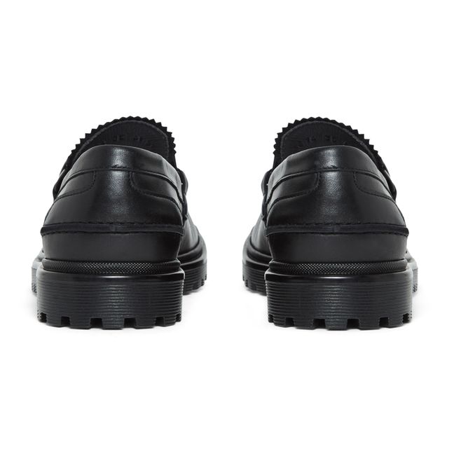 Mocasines Loafer Cadena | Negro