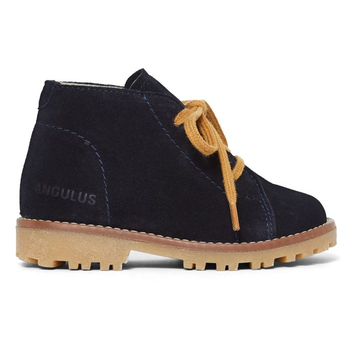 Angulus - Lace-Up Ankle Boots Navy blue Smallable