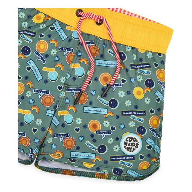 Short de Bain Smiley | Vert