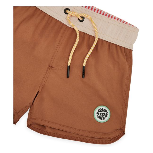 Short de Bain Mini Iced Coffee | Marron clair 