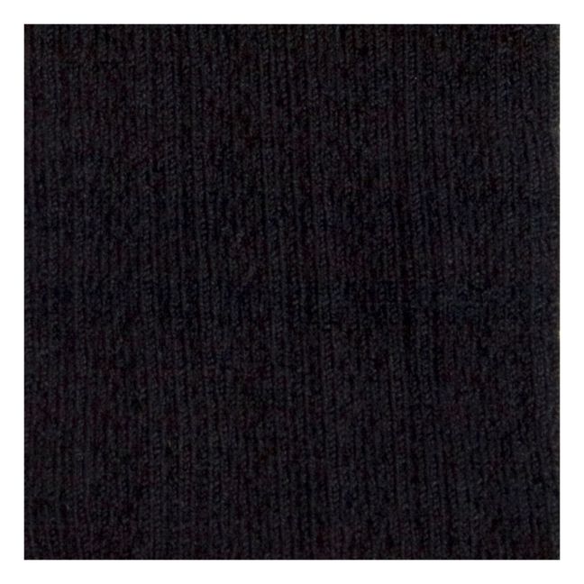 Leotardos de lana merina Angélique | Negro