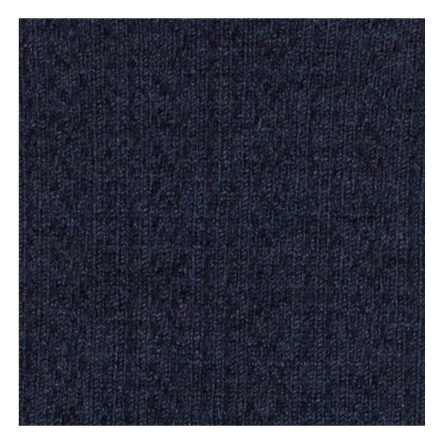 Calzini Adèle in lana merino | Blu notte