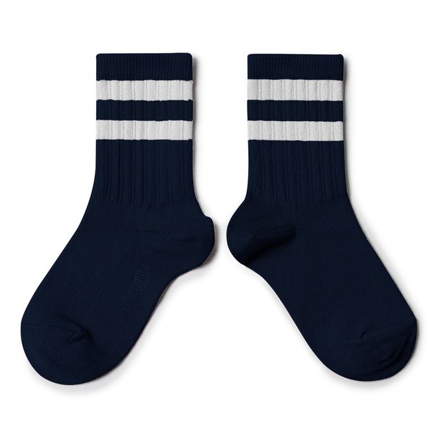 Chaussettes Nico | Bleu nuit