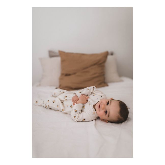 Pyjama à pieds en jersey Amalia Pomme | Jaune