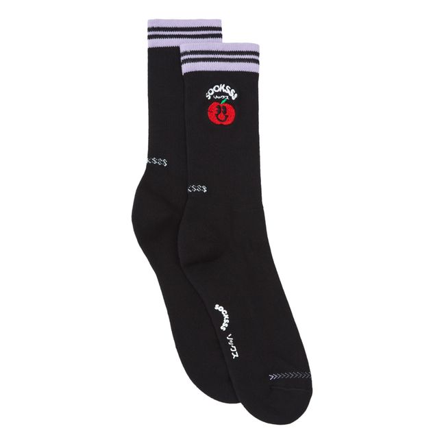Chaussettes Old Danish Coton Bio | Noir