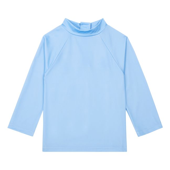 Nella Recycled Nylon Rash Guard T-shirt  | Light blue