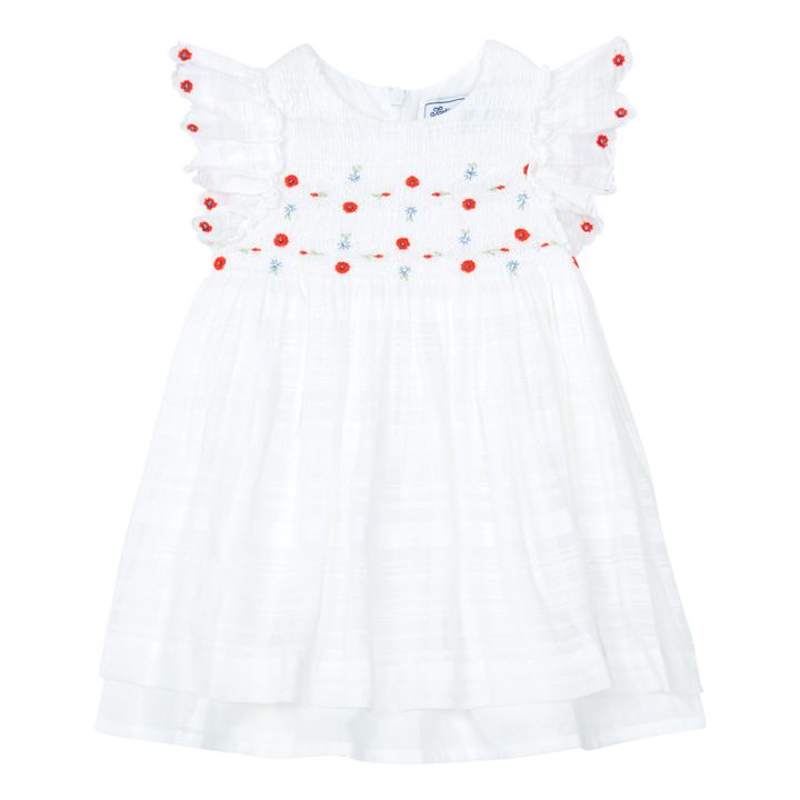 Hand Embroidered Smock Dress | Crudo- Imagen del producto n°0
