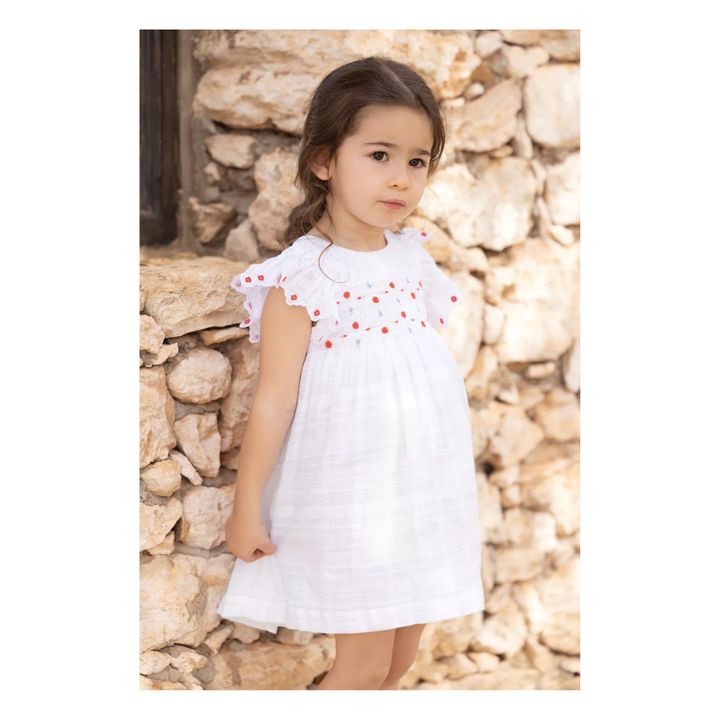 Hand Embroidered Smock Dress | Crudo- Imagen del producto n°1