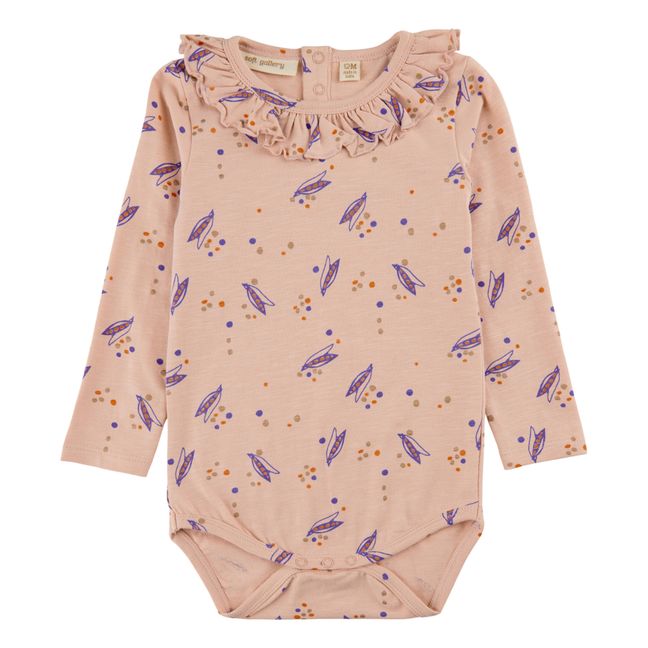Body Coton Bio Imprimé Bice | Rose