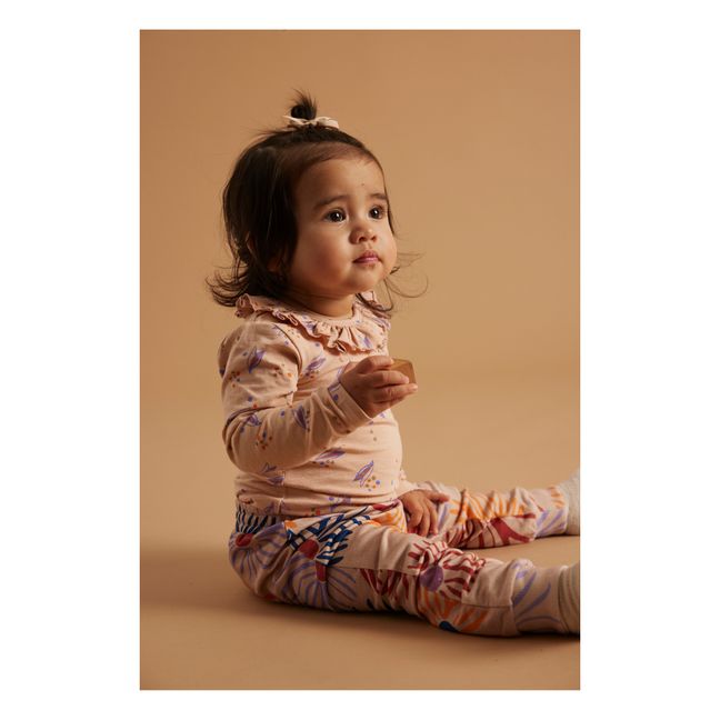 Body Coton Bio Imprimé Bice | Rose