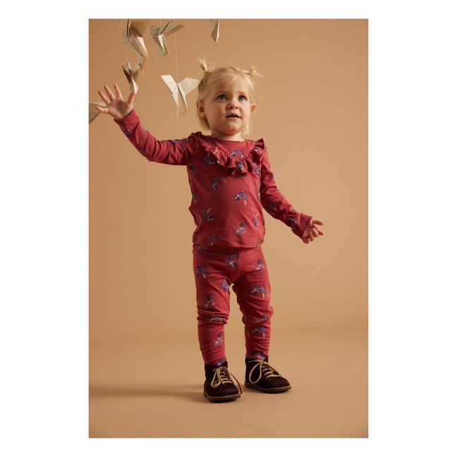 T-Shirt Lara | Rouge framboise