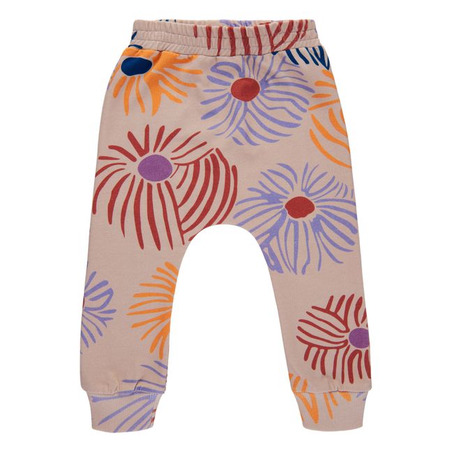 Meo Organic Cotton Floral Joggers | Pink