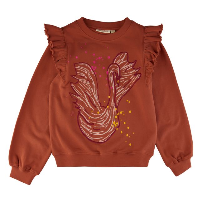 Sweat Coton Bio Milas | Terracotta