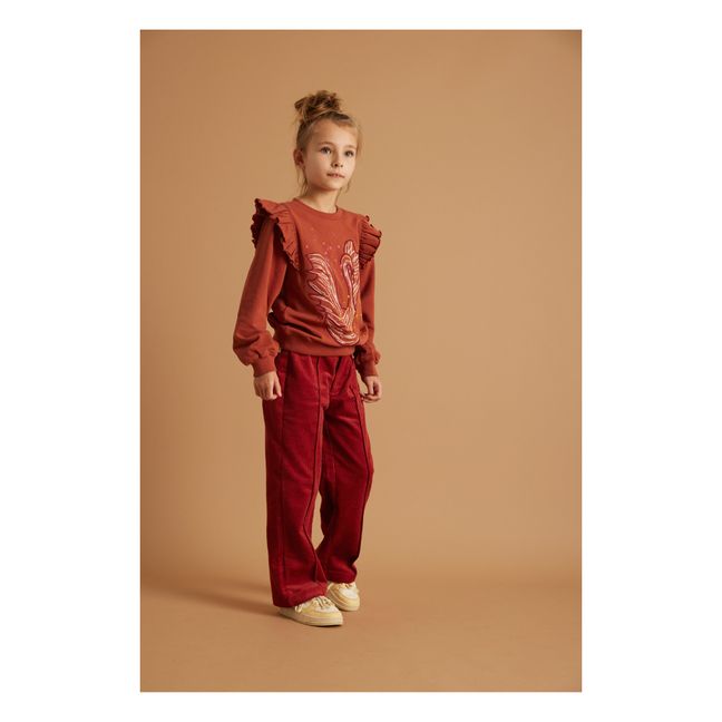 Sweat Coton Bio Milas | Terracotta