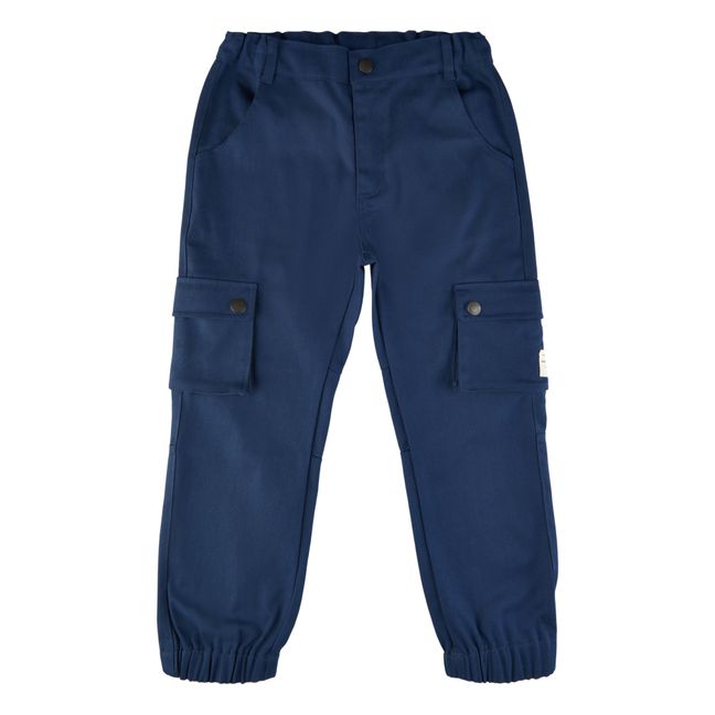 Unifarbene Hose Mads | Navy