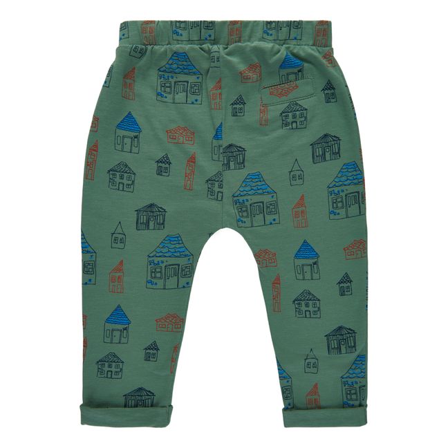 Max Organic Cotton House Leggings | Chrome green