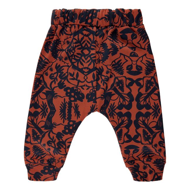 Jeo Organic Cotton Joggers | Terracotta