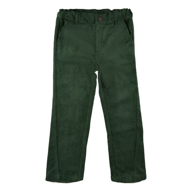 Pantalon Velours Côtelé Liam | Vert sapin