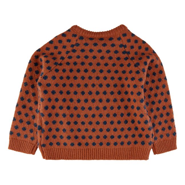 Pull Tricot Laine Coton Bio Miller | Terracotta