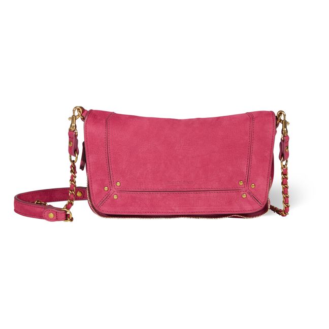 Bobi Bullcalf Leather Handbag - S | Raspberry red